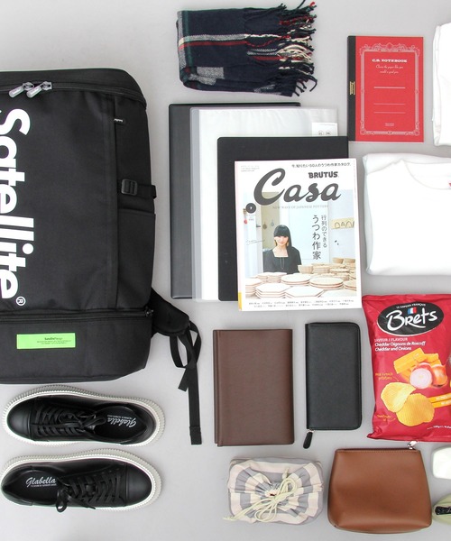 Satellite（サテライト）の「【 Satellite / サテライト 】 BOXXX＋ ボックスプラス / 防水素材 ボックス型 バックパック / ビッグサイズ / 大容量 / シューズ収納（バックパック/リュック・メンズ・ブラック系その他/ブラック系その他2・FREE）」の14枚目の写真