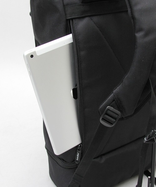 Satellite（サテライト）の「【 Satellite / サテライト 】 BOXXX＋ ボックスプラス / 防水素材 ボックス型 バックパック / ビッグサイズ / 大容量 / シューズ収納（バックパック/リュック・メンズ・ブラック系その他/ブラック系その他2・FREE）」の22枚目の写真