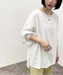シルケット袖ボリュームロンＴ【ZOZOTOWN限定アイテム】