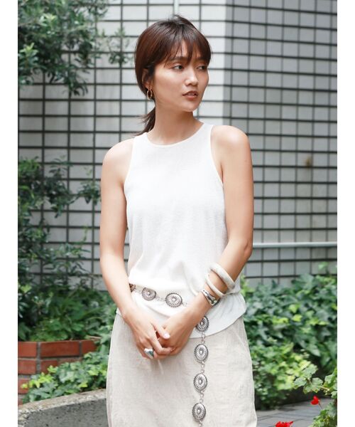 Ungrid（アングリッド）の「ノースリーブトップス（タンクトップ・レディース・オフホワイト・FREE）」の8枚目の写真