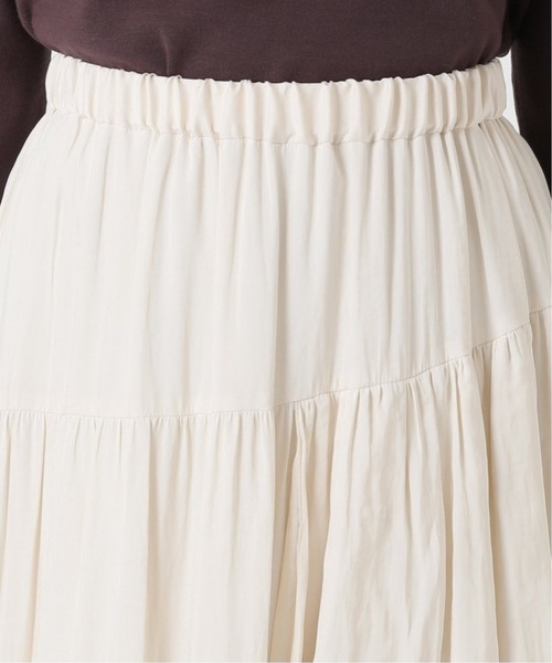 Noble（ノーブル）の「ランダムティアードロングスカート3◆（スカート・レディース・オフホワイト・FREE）」の13枚目の写真