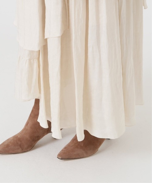 Noble（ノーブル）の「ランダムティアードロングスカート3◆（スカート・レディース・オフホワイト・FREE）」の14枚目の写真