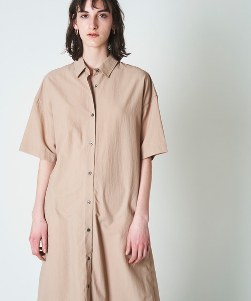 N.O.R.C by the line（ノークバイザライン）の「Tスリーブワンピース（ワンピース・レディース・ホワイト/ライトグレー/ブラック/ベージュ・M/S/L）」の12枚目の写真