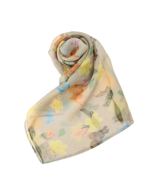 MURUA（ムルーア）の「【MURUA×NARI (LITTLE FUNNY FACE)】スカーフ（ストール/ショール・レディース・その他1・FREE）」の6枚目の写真