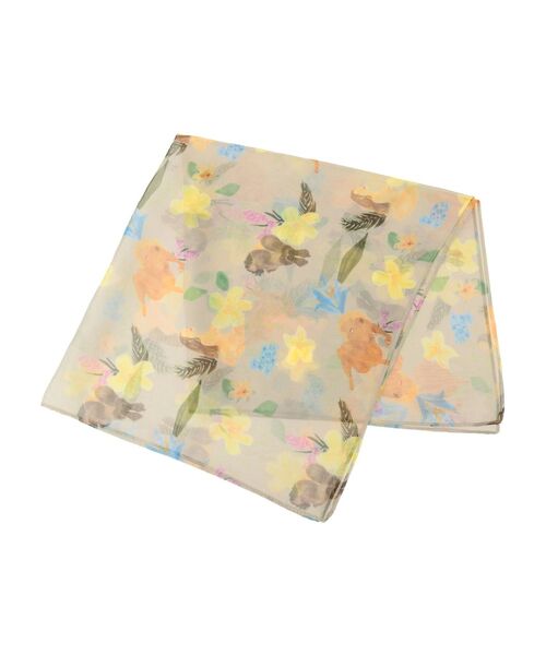 MURUA（ムルーア）の「【MURUA×NARI (LITTLE FUNNY FACE)】スカーフ（ストール/ショール・レディース・その他1・FREE）」の4枚目の写真