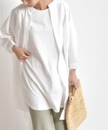 rps | バンドカラードルマンブラウスチュニック(シャツ/ブラウス)