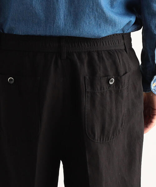 TOMORROWLAND （トゥモローランド）の「レーヨンリネンツイル 2プリーツイージーショートパンツ（その他パンツ・メンズ・ブラック/ベージュ・L/M/S/XS）」の11枚目の写真