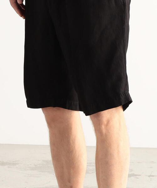TOMORROWLAND （トゥモローランド）の「レーヨンリネンツイル 2プリーツイージーショートパンツ（その他パンツ・メンズ・ブラック/ベージュ・L/M/S/XS）」の13枚目の写真