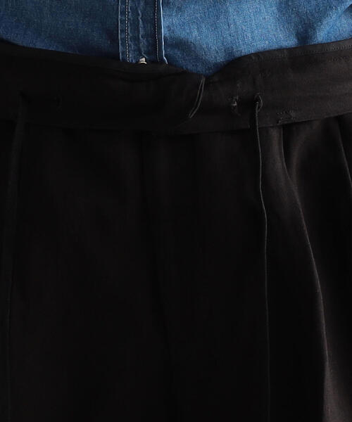 TOMORROWLAND （トゥモローランド）の「レーヨンリネンツイル 2プリーツイージーショートパンツ（その他パンツ・メンズ・ブラック/ベージュ・L/M/S/XS）」の14枚目の写真