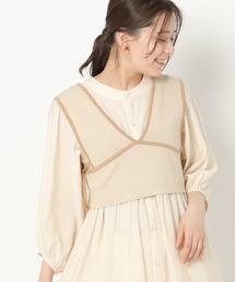 mysty woman | サイドリボンニットビスチェ 947455(ニット/セーター)