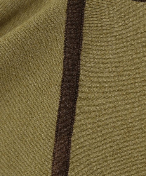 mysty woman(ミスティウーマン)の「サイドリボンニットビスチェ 947455(ニット/セーター・レディース・ブラック/カーキ/アイボリー・FREE)」の8枚目の写真