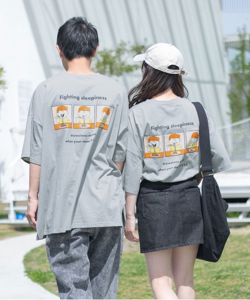PairPair（ペアペア）の「5連ロゴビッグBOXT(ユニセックス)（Tシャツ/カットソー・レディース・ライトブルー/オフホワイト/ライトパープル/スミクロ・FREE）」の4枚目の写真