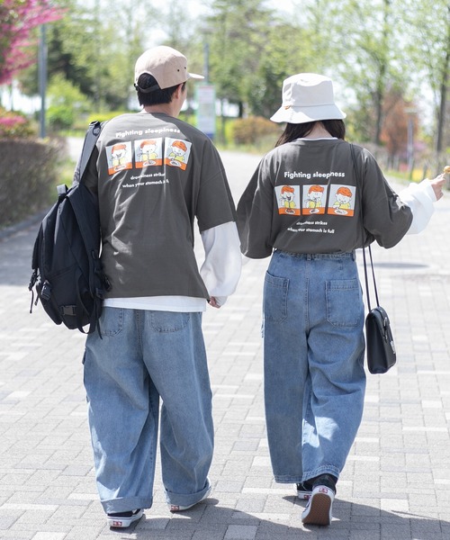 PairPair（ペアペア）の「5連ロゴビッグBOXT(ユニセックス)（Tシャツ/カットソー・レディース・ライトブルー/オフホワイト/ライトパープル/スミクロ・FREE）」の19枚目の写真