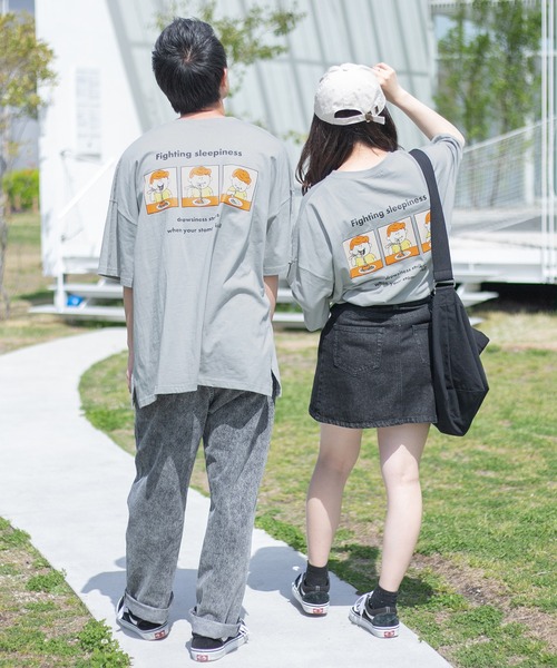 PairPair（ペアペア）の「5連ロゴビッグBOXT(ユニセックス)（Tシャツ/カットソー・レディース・ライトブルー/オフホワイト/ライトパープル/スミクロ・FREE）」の6枚目の写真
