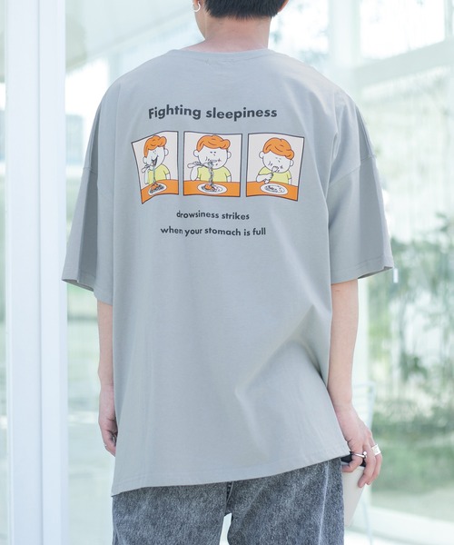 PairPair（ペアペア）の「5連ロゴビッグBOXT(ユニセックス)（Tシャツ/カットソー・レディース・ライトブルー/オフホワイト/ライトパープル/スミクロ・FREE）」の7枚目の写真