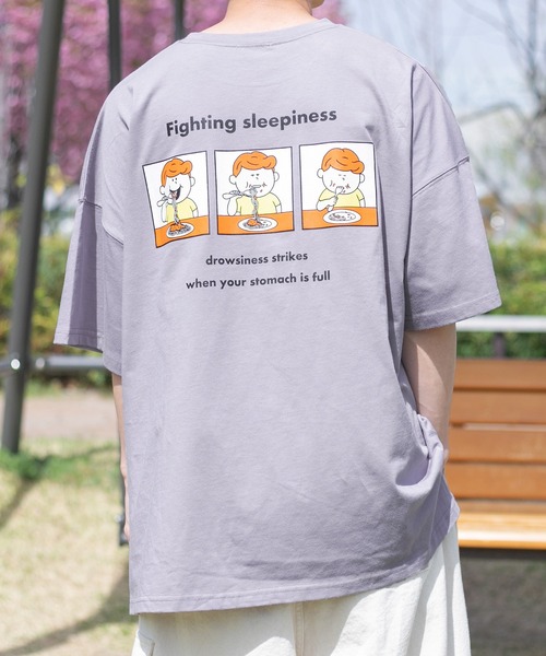 PairPair（ペアペア）の「5連ロゴビッグBOXT(ユニセックス)（Tシャツ/カットソー・レディース・ライトブルー/オフホワイト/ライトパープル/スミクロ・FREE）」の14枚目の写真