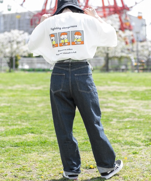 PairPair（ペアペア）の「5連ロゴビッグBOXT(ユニセックス)（Tシャツ/カットソー・レディース・ライトブルー/オフホワイト/ライトパープル/スミクロ・FREE）」の11枚目の写真