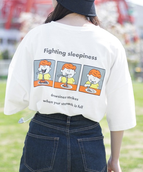 PairPair（ペアペア）の「5連ロゴビッグBOXT(ユニセックス)（Tシャツ/カットソー・レディース・ライトブルー/オフホワイト/ライトパープル/スミクロ・FREE）」の16枚目の写真