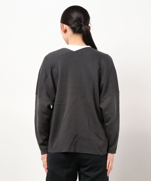 Te chichi（テチチ）の「コクーンカーディガン（カーディガン/ボレロ・レディース・オフホワイト/イエロー/グリーン/チャコール・ﾌﾘ-）」の5枚目の写真