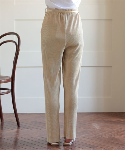 DONOBAN（ドノバン）の「セルフカット インサイドスリットプリーツパンツ（その他パンツ・レディース・ブラック/ベージュ/ピンク/イエロー・SHORT/LONG）」の15枚目の写真