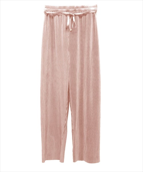 DONOBAN（ドノバン）の「セルフカット インサイドスリットプリーツパンツ（その他パンツ・レディース・ブラック/ベージュ/ピンク/イエロー・SHORT/LONG）」の21枚目の写真