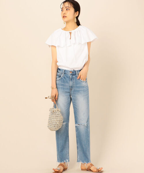 NOLLEY’S（ノーリーズ）の「【WEB先行販売】ビックカラー大人フリルブラウス（シャツ/ブラウス・レディース・ホワイト/ブラック/ブルー系その他3/ブルー系その他7・FREE）」の21枚目の写真