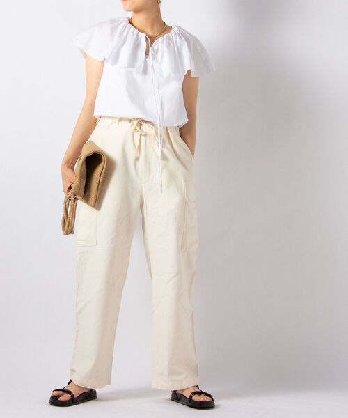 NOLLEY’S（ノーリーズ）の「【WEB先行販売】ビックカラー大人フリルブラウス（シャツ/ブラウス・レディース・ホワイト/ブラック/ブルー系その他3/ブルー系その他7・FREE）」の18枚目の写真