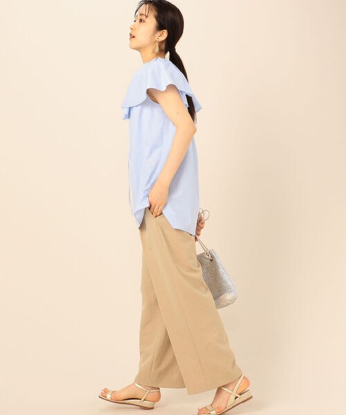 NOLLEY’S（ノーリーズ）の「【WEB先行販売】ビックカラー大人フリルブラウス（シャツ/ブラウス・レディース・ホワイト/ブラック/ブルー系その他3/ブルー系その他7・FREE）」の22枚目の写真