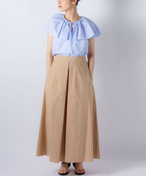 NOLLEY’S（ノーリーズ）の「【WEB先行販売】ビックカラー大人フリルブラウス（シャツ/ブラウス・レディース・ホワイト/ブラック/ブルー系その他3/ブルー系その他7・FREE）」の13枚目の写真