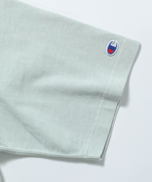 Champion(チャンピオン)の「【CHAMPION × ADAM ET ROPE’】顔料染め リバースウィーブ ポケットT(Tシャツ/カットソー・メンズ・ライトグリーン/カーキ系/ネイビー系・LL/M/L)」の17枚目の写真