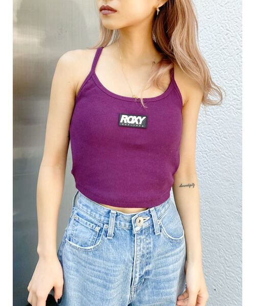 ROXY(ロキシー)の「ROXY MOVE CAMI(キャミソール・レディース・イエロー/パープル/ブラック・SMALL)」の2枚目の写真