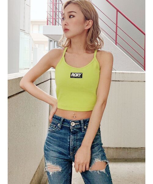 ROXY(ロキシー)の「ROXY MOVE CAMI(キャミソール・レディース・イエロー/パープル/ブラック・SMALL)」の3枚目の写真