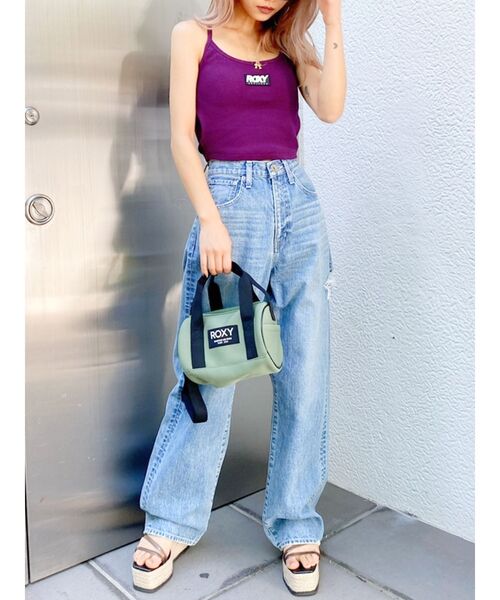 ROXY(ロキシー)の「ROXY MOVE CAMI(キャミソール・レディース・イエロー/パープル/ブラック・SMALL)」の8枚目の写真