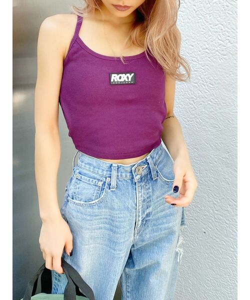 ROXY(ロキシー)の「ROXY MOVE CAMI(キャミソール・レディース・イエロー/パープル/ブラック・SMALL)」の6枚目の写真