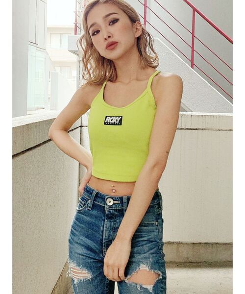 ROXY(ロキシー)の「ROXY MOVE CAMI(キャミソール・レディース・イエロー/パープル/ブラック・SMALL)」の5枚目の写真