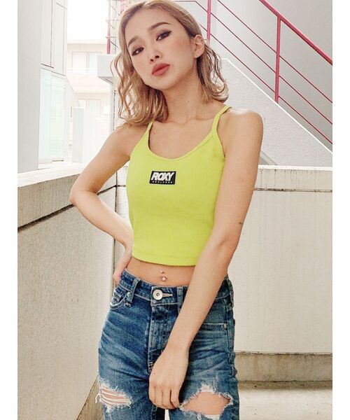 ROXY(ロキシー)の「ROXY MOVE CAMI(キャミソール・レディース・イエロー/パープル/ブラック・SMALL)」の4枚目の写真