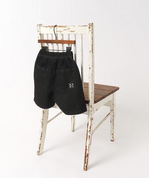 BREEZE by saori(ブリーズバイサオリ)の「WEB限定 デニムハーフパンツ【BREEZE by saori】(その他パンツ・キッズ・オフホワイト/ブラック/ネイビー・130/110/100/150/90/120/140)」の9枚目の写真