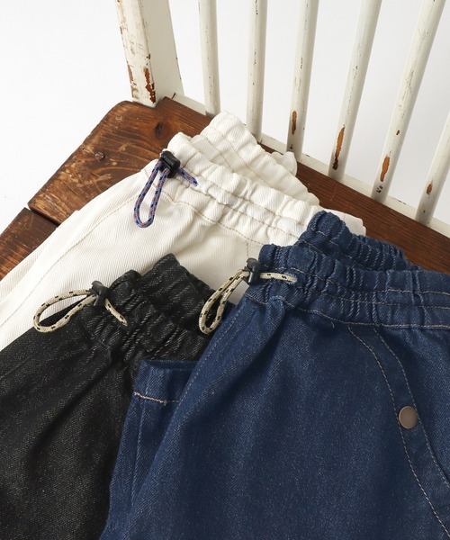 BREEZE by saori(ブリーズバイサオリ)の「WEB限定 デニムハーフパンツ【BREEZE by saori】(その他パンツ・キッズ・オフホワイト/ブラック/ネイビー・130/110/100/150/90/120/140)」の8枚目の写真