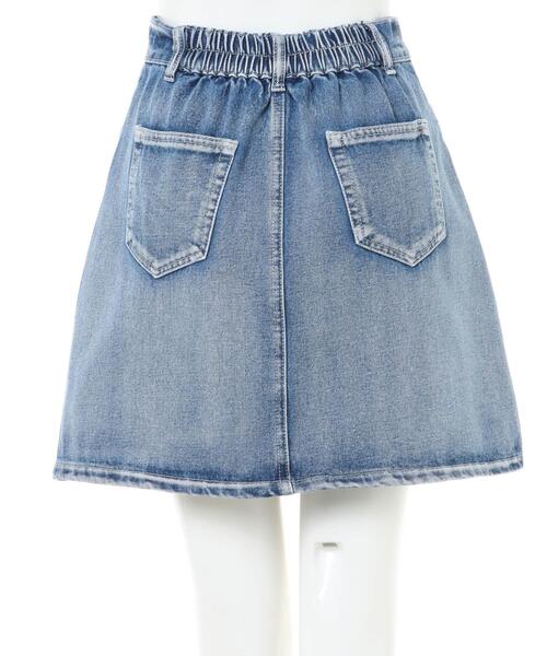 INGNI（イング）の「SETUP対応ミニ台形スカート（デニムスカート・レディース・ホワイト系7/グレー/ブルー系その他3・FREE）」の6枚目の写真