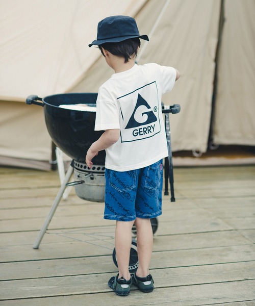 RADCHAP（ラッドチャップ）の「インディゴカットソー斜めロゴハーフパンツ（その他パンツ・キッズ・サックスブルー/ブルー・90cm/110cm/100cm/120cm/130cm/140cm/150cm）」の16枚目の写真