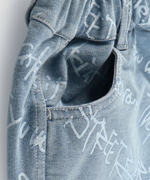 RADCHAP（ラッドチャップ）の「インディゴカットソー斜めロゴハーフパンツ（その他パンツ・キッズ・サックスブルー/ブルー・90cm/110cm/100cm/120cm/130cm/140cm/150cm）」の20枚目の写真