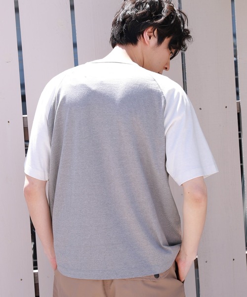 LAKOLE（ラコレ）の「TCRラグラン配色Tシャツ / 949096（Tシャツ/カットソー・メンズ・ライトブルー/グレー/桜・MEDIUM/LARGE）」の15枚目の写真