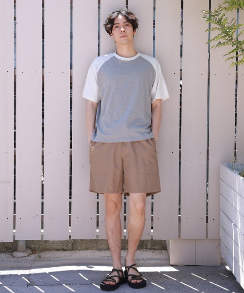 LAKOLE（ラコレ）の「TCRラグラン配色Tシャツ / 949096（Tシャツ/カットソー・メンズ・ライトブルー/グレー/桜・MEDIUM/LARGE）」の13枚目の写真