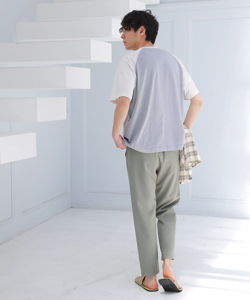 LAKOLE（ラコレ）の「TCRラグラン配色Tシャツ / 949096（Tシャツ/カットソー・メンズ・ライトブルー/グレー/桜・MEDIUM/LARGE）」の21枚目の写真