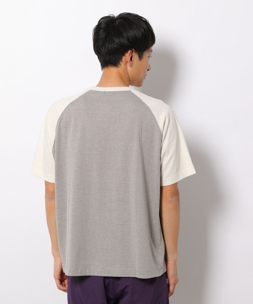 LAKOLE（ラコレ）の「TCRラグラン配色Tシャツ / 949096（Tシャツ/カットソー・メンズ・ライトブルー/グレー/桜・MEDIUM/LARGE）」の5枚目の写真