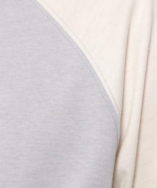 LAKOLE（ラコレ）の「TCRラグラン配色Tシャツ / 949096（Tシャツ/カットソー・メンズ・ライトブルー/グレー/桜・MEDIUM/LARGE）」の12枚目の写真