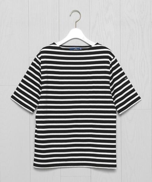 SAINT JAMES(セントジェームス)の「<SAINT JAMES>PIRIAC/カットソー(Tシャツ/カットソー・レディース・ブラック/ネイビー・1/3)」の2枚目の写真