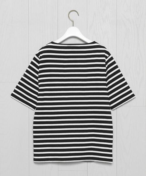 SAINT JAMES(セントジェームス)の「<SAINT JAMES>PIRIAC/カットソー(Tシャツ/カットソー・レディース・ブラック/ネイビー・1/3)」の10枚目の写真