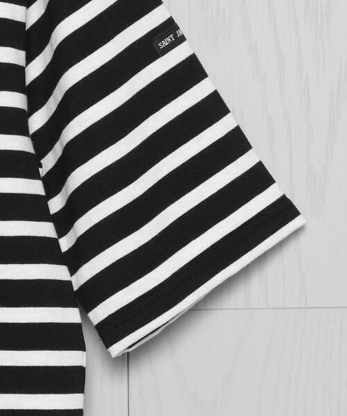 SAINT JAMES(セントジェームス)の「<SAINT JAMES>PIRIAC/カットソー(Tシャツ/カットソー・レディース・ブラック/ネイビー・1/3)」の8枚目の写真