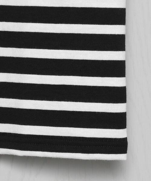 SAINT JAMES(セントジェームス)の「<SAINT JAMES>PIRIAC/カットソー(Tシャツ/カットソー・レディース・ブラック/ネイビー・1/3)」の7枚目の写真